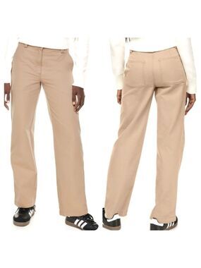 Aritzia Sunday Best New Jaden Khaki Tan Chino Pants Size 12